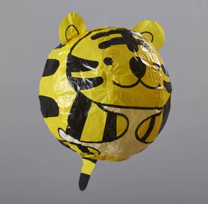 Paper Balloon Card - Tiger