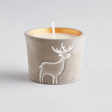 Load image into Gallery viewer, St. Eval Christmas Concrete Pot Candles
