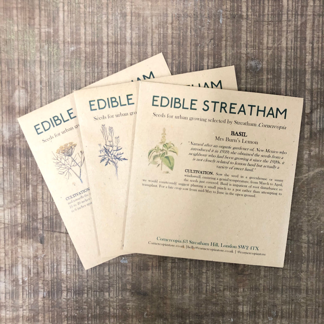 Edible Streatham Seeds